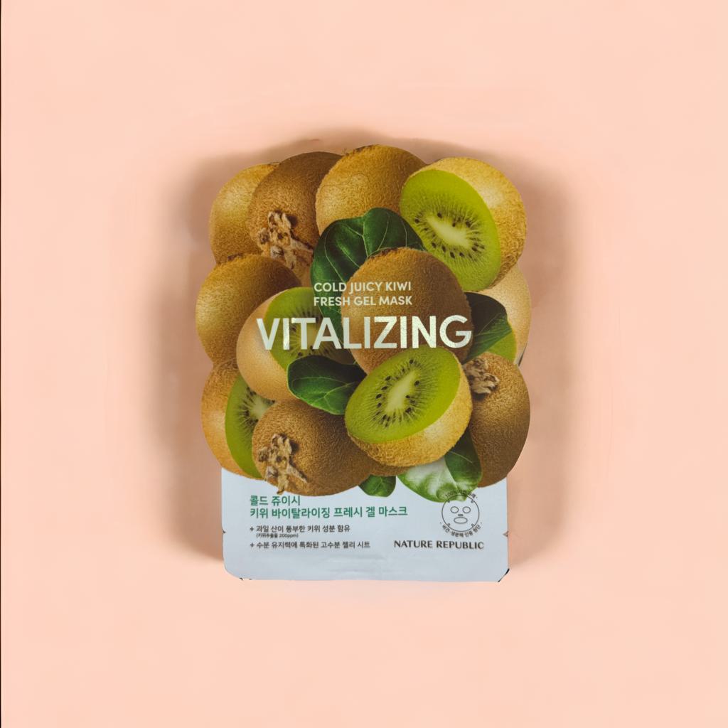 Cold Juicy Kiwi Fresh Gel Mask (Vitalizing) - Nature Republic