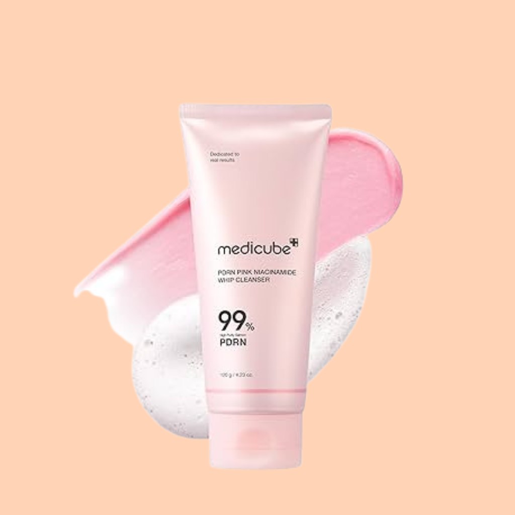 PDRN Pink Niacinamide Whip Cleanser - medicube